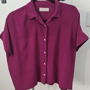 Everlane Women's Silk Square Shirt